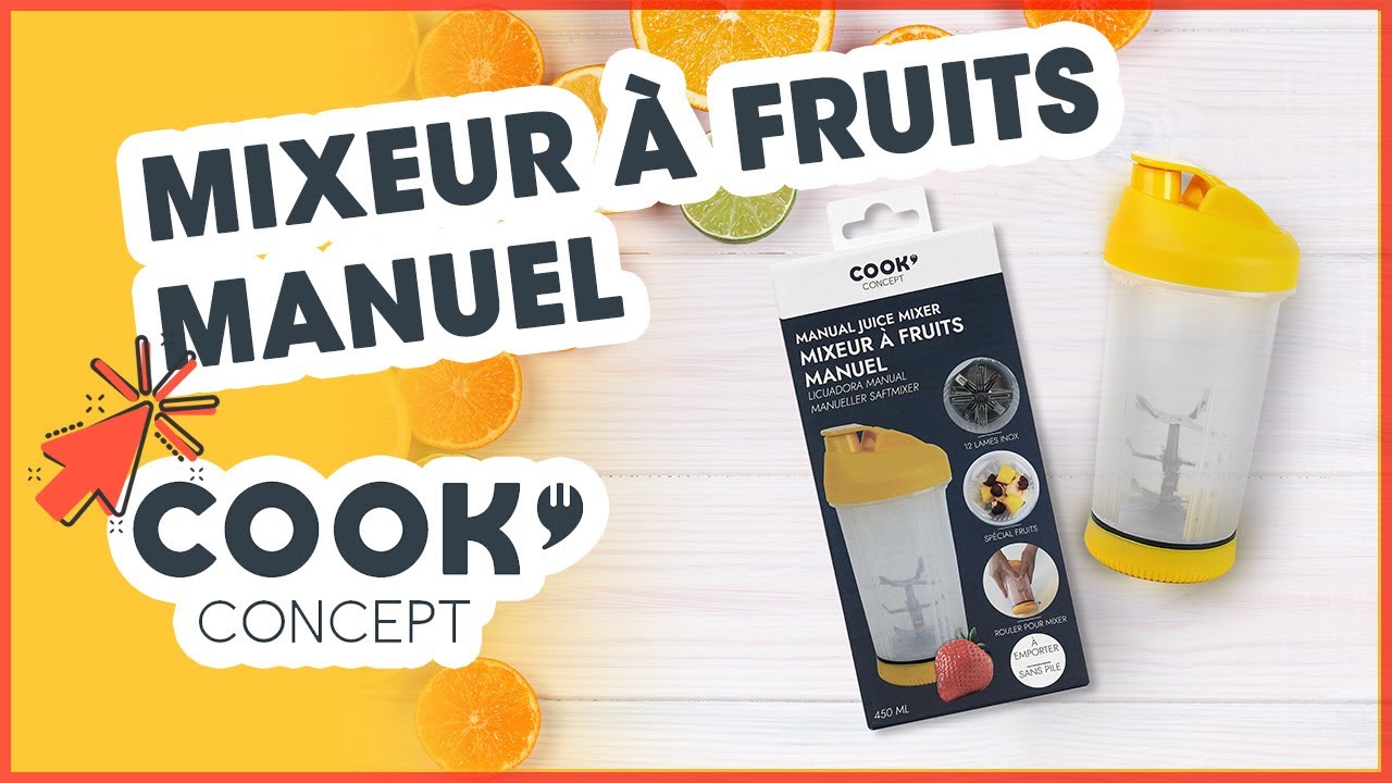 MIXEUR A FRUITS MANUEL 45CL - COOK CONCEPT - KA4792 