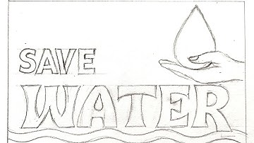 अक्षर लेखन SAVE WATER भाग-176 एलिमेंटरी, इंटरमिजिएट ग्रेड चित्रकला परीक्षांसाठी महत्त्वाचे