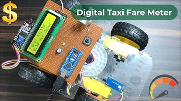 Arduinoとスピードセンサーを使ったデジタルタクシー料金メーター || スピードメーター + 距離計