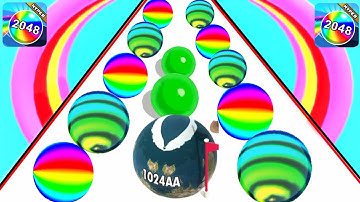 Ball Run 2048 | ball run 2048 ball 3d video games Trailers walkthrough Android, iOS All New Update#9