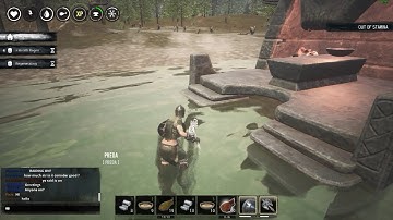 Killing Conan Exiles 2 noobs with hacks