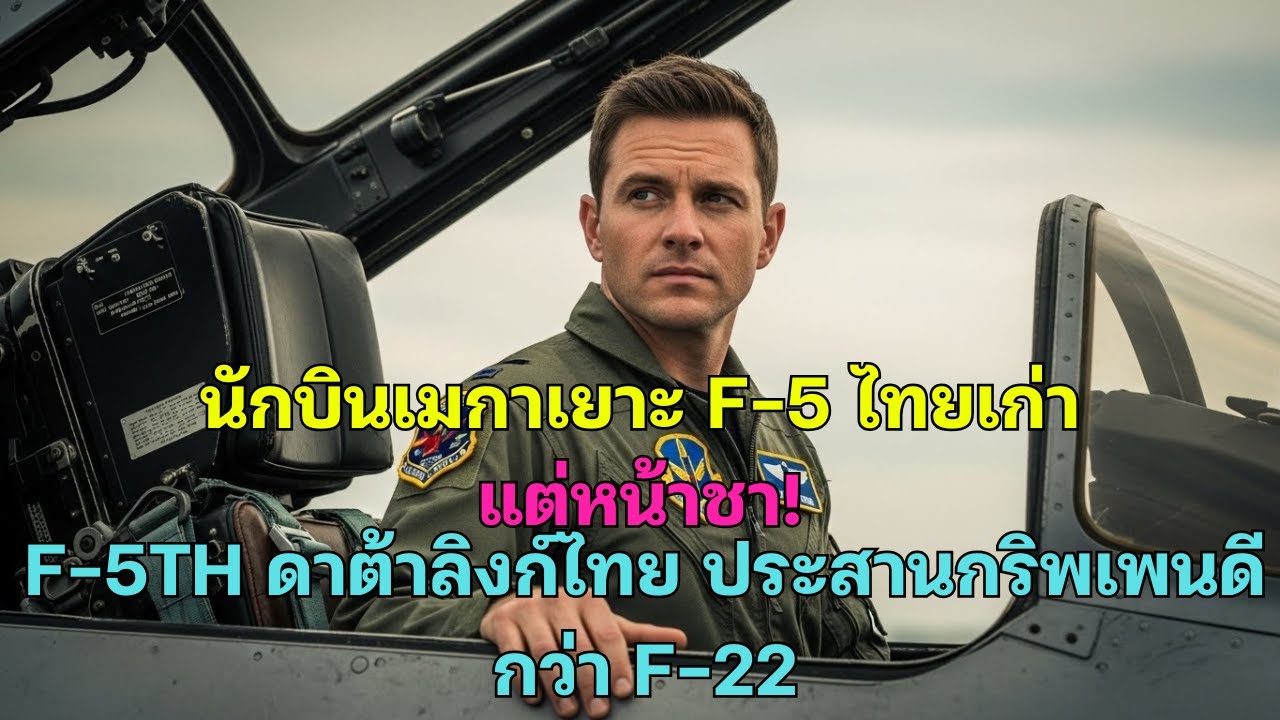 นักบินเมกาเยาะF-5ไทยเก่า แต่หน้าชา! F-5TH ดาต้าลิงก์ไทยประสานกริพเพนดีกว่าF-22