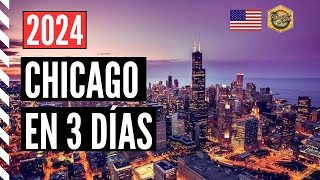 [2024] Chicago 🇺🇸 What to do in 3 days FREE ✅ [4K] - Accommodation - Meals - What to visit - USA