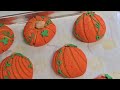 conchas de halloween en forma de calabaza