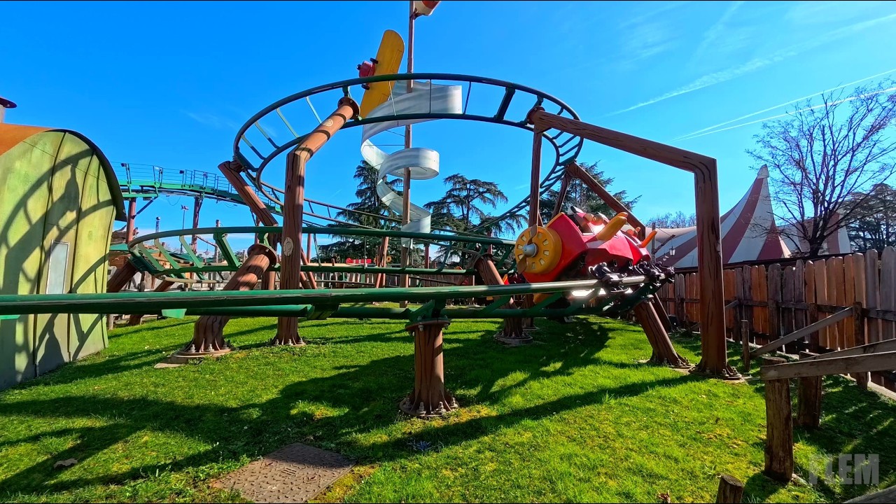 Even Parents Will Have Fun on This Coaster! | VROOM Leolandia FIRST&LAST Row POV Onride Experience