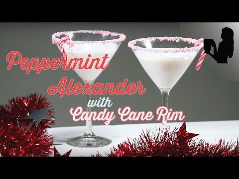 Peppermint Alexander Cocktail Recipe | Blender Babes