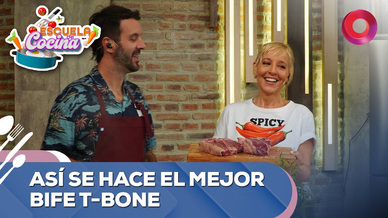 Así se hace el mejor bife T-Bone | #EscuelaDeCocina Completo - 06/03 - El Nueve