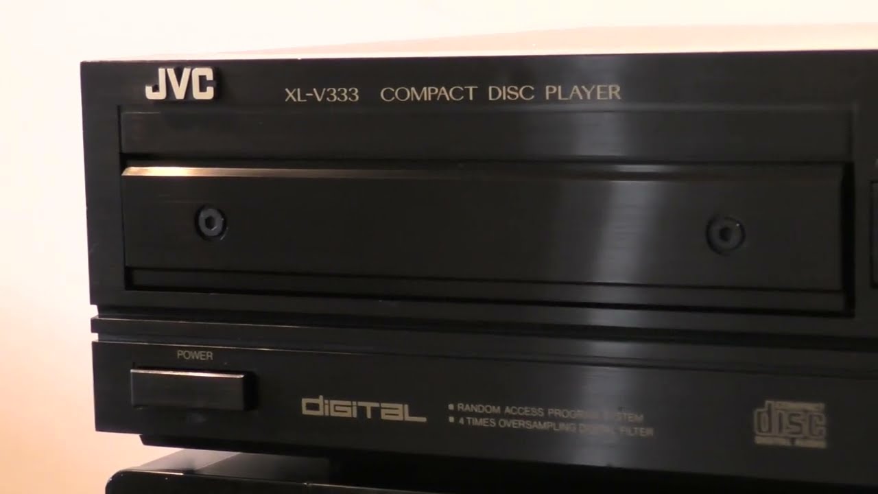 JVC XL-V333 CD PLAYER - CIRCA 1988 - YouTube