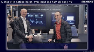 Siemens at #HM24   a chat with Roland Busch, President and CEO of Siemens AG