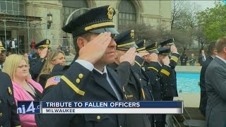 Tribute to fallen officers