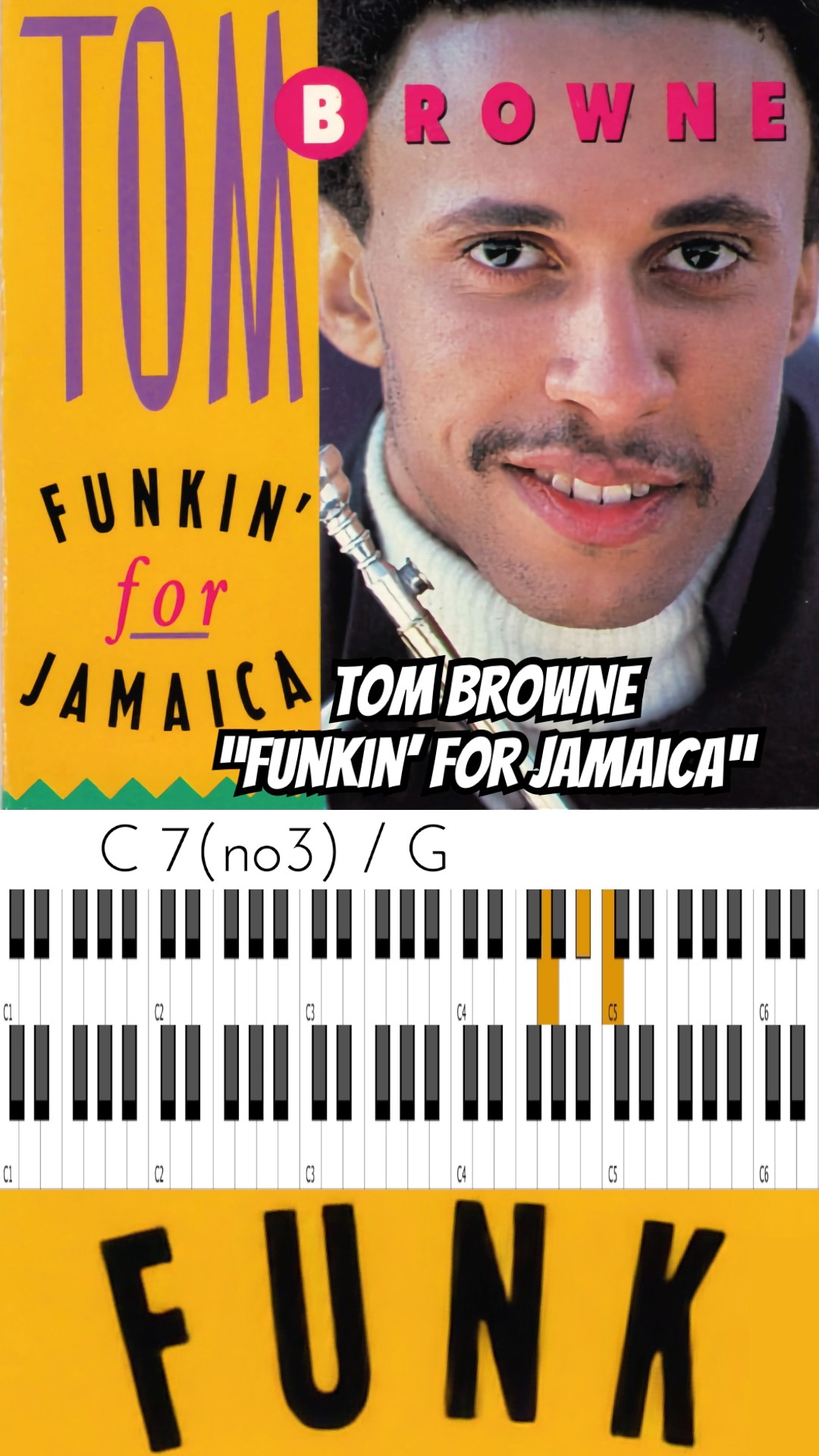 Tom Browne “Funkin' for Jamaica” Chords That Groove Forever