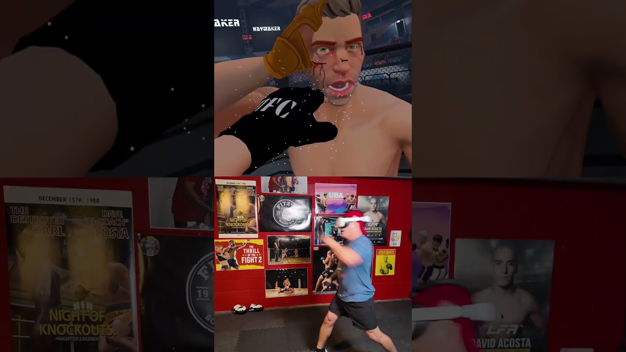 Teeth Flying, Push Kicks Landing… This Combat System Is Wild 😱 #VR #MMA #HaymakerVR #VRMMA #VR