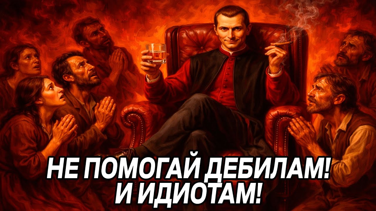 Никогда НЕ ПОМОГАЙ этим ИДИОТАМ, так как им НАПЛЕВАТЬ НА ТЕБЯ - Макиавелли