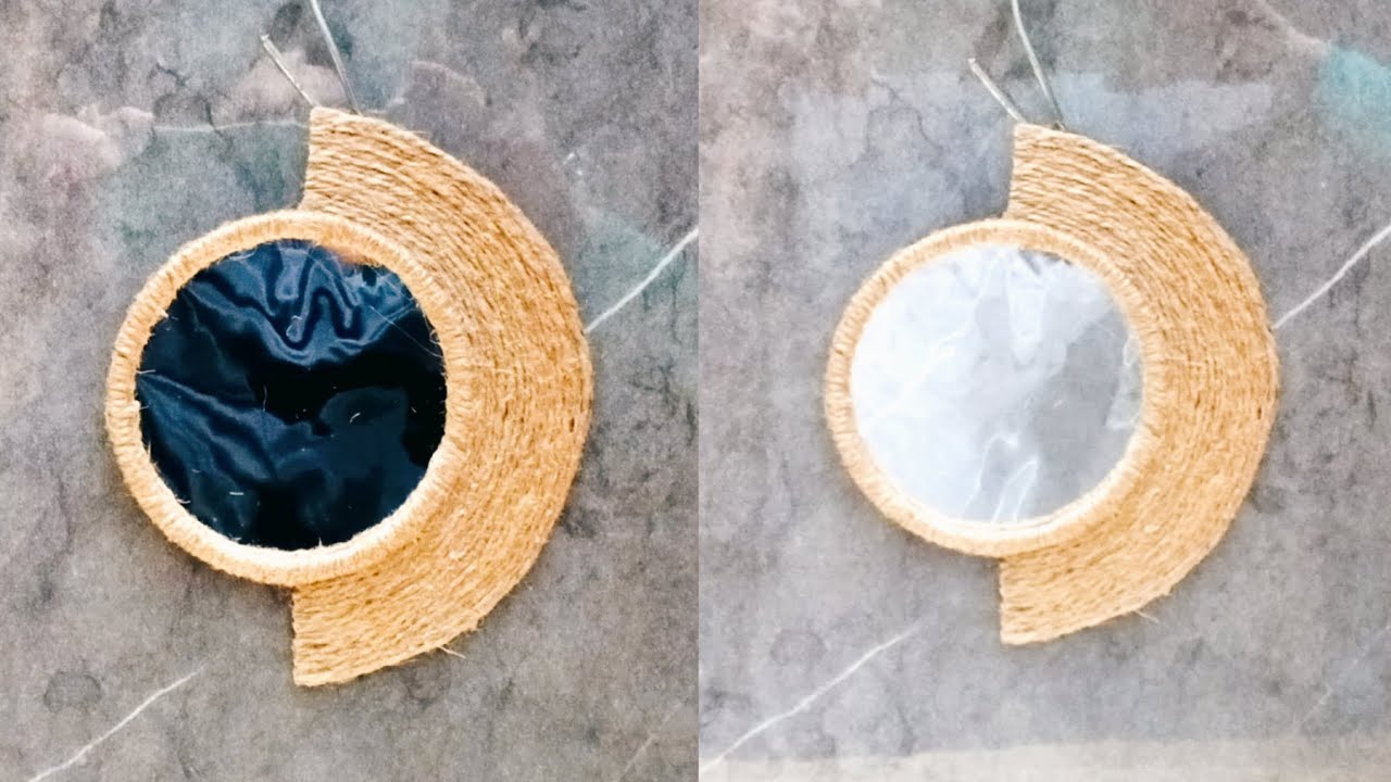 DIY Make Decorative Mirror from Used Box /DIY cermin dekorasi dari box bekas |Recycled Crafts #279