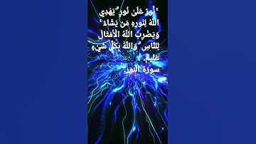سورة النور بصوت حمزة بوديب ♥️