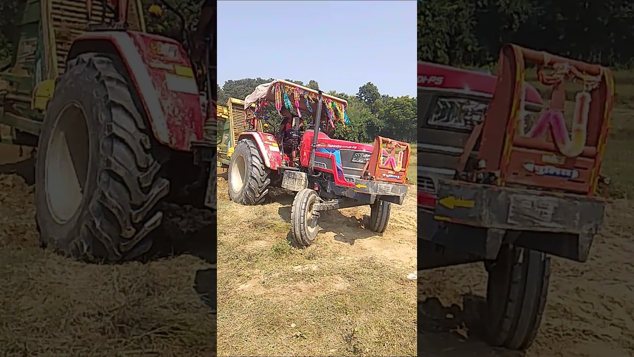 новый 😊 Трактор Mahindra 605 потрясающее видео погрузка Mitti