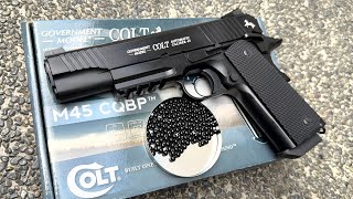 Grabe Durog Tlaga Umarex Airgun Colt M45 Pistol Cqbp Unboxing And Testing