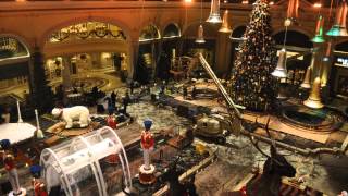 Bellagio Conservatory & Botanical Gardens - Holiday Display 2013 - Time Lapse