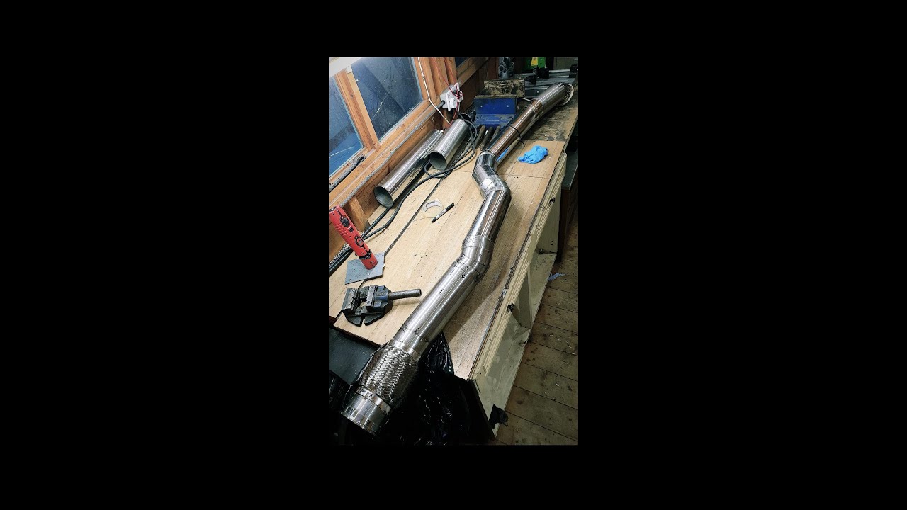 E92 M57 330d 335d | Building 4" 102mm Straight Pipe Exhaust