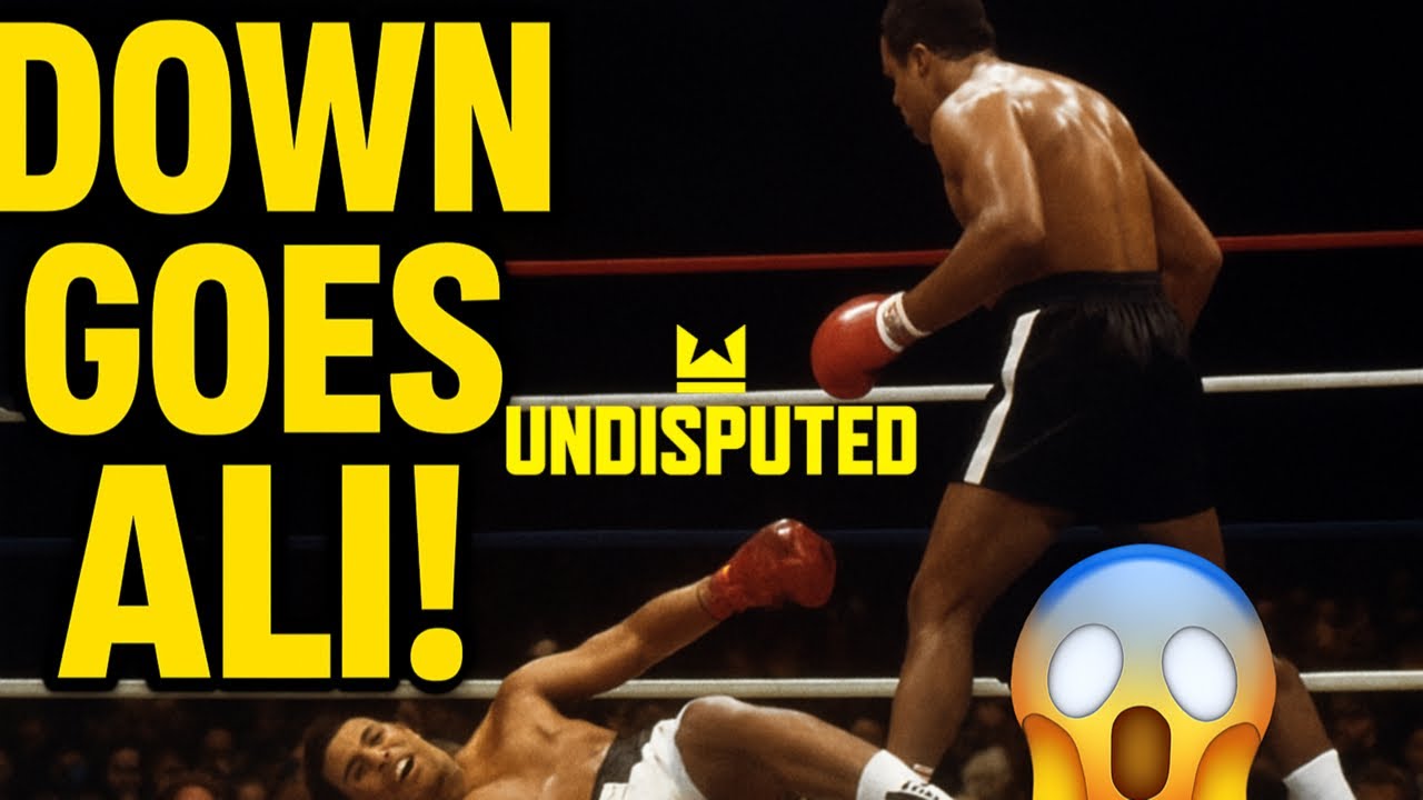 Undisputed: DOWN GOES ALI! 😱 Shocking Knockdown Moment in Boxing History 