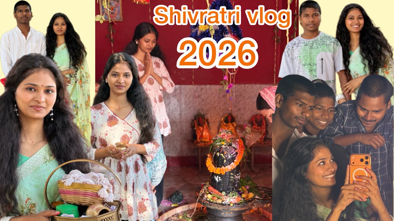 Shivratri special vlog !!￼ Bhaiyon Ne Milkar Banaya Puri !! ￼