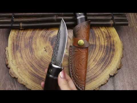 1шт Новий Ніж Дамаск ОРИГІНАЛ Даманська сталь ДАМАНСКАЯ СТАЛЬ Дамасская сталь, видео 1