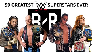 B/R Wrestling's 50 Greatest WWE Superstars Ever List REACTION #BleacherReport #WrestleMania