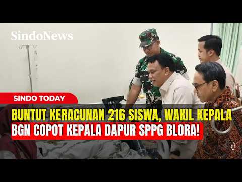 Wakil Kepala BGN Jenguk Korban Keracunan MBG, Sanksi Tegas SPPG Dijatuhkan! | Sindo Today | 12/09