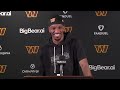 LIVE: Commanders Jayden Daniels speaks to media after Eagles loss, ahead of Cowboys game