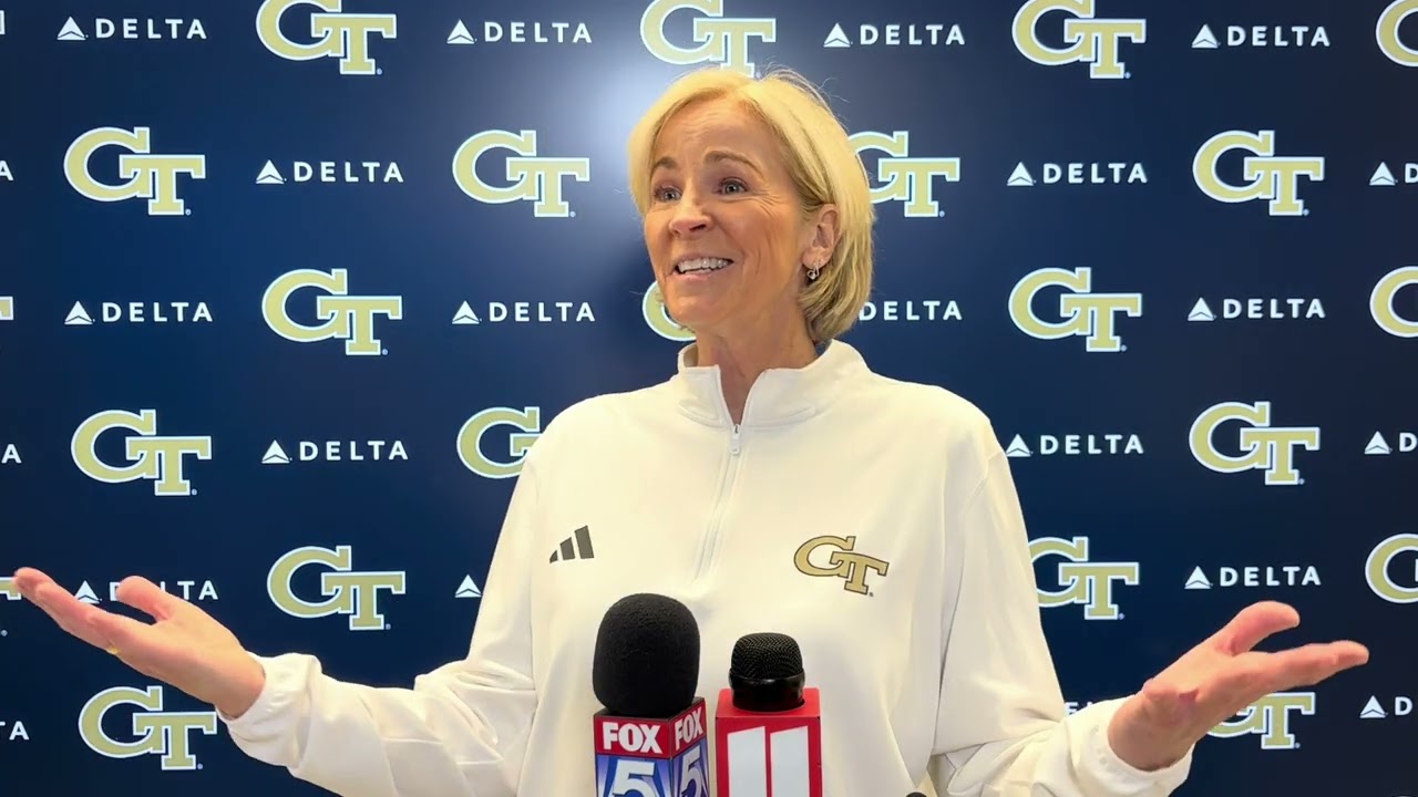 GTWBB head coach Nell Fortner - media availability NCAA Tournament - March 18, 2025
