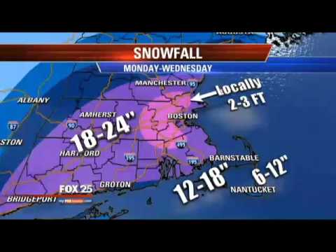FOX 25 MyFoxBoston blizzard of 2015 news forcast - YouTube