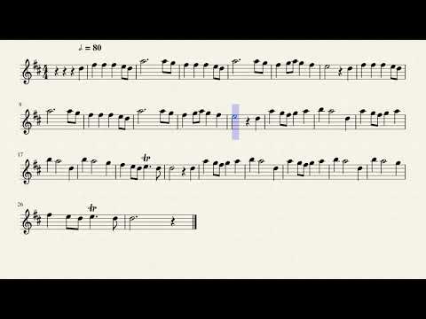 1st movement of Spring from the Four Seasons Flute by Antonio Vivaldi ...