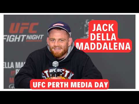 JDM on the Pressure of Being UFC Perth's Main Draw | Media Day Interview 👊 #ufc
