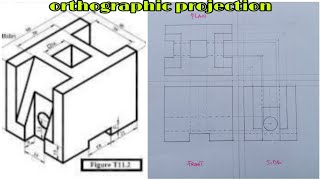 orthographic projection - engineering drawing - technical drawing ( third angle projection) Net Worth