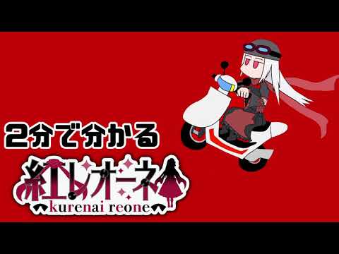 【Vtuber自己紹介】だいたい2分で分かる紅レオーネ
