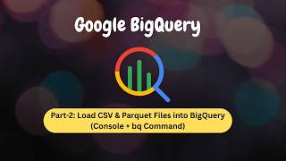 GCP BigQuery Tutorial Part 2 | Load CSV & Parquet Files into BigQuery (Console + bq Command)