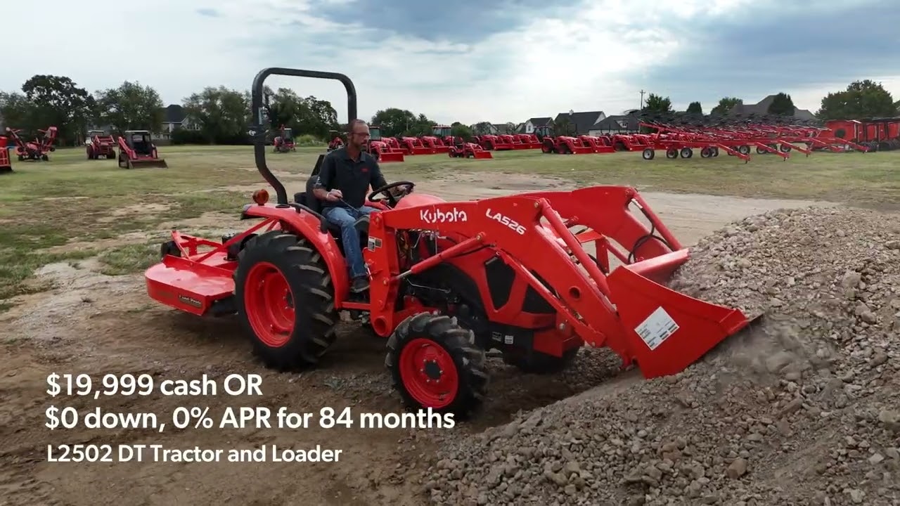 Kubota L2502 Tractor- Tough, Reliable. Save Thousands