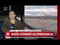 ​Avión de BOA aterriza de emergencia en el aeropuerto de Cochabamba después de presentar humo