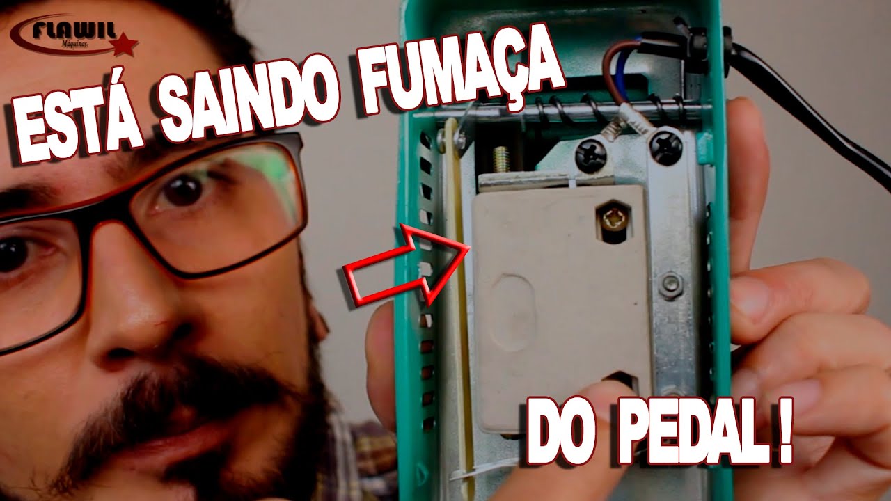 ESTÁ SAINDO FUMAÇA DO MEU PEDAL