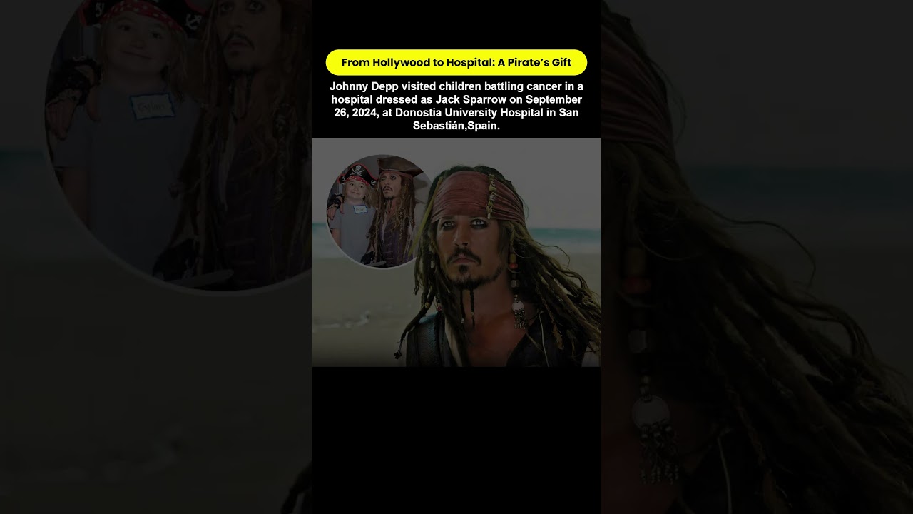 Johnny Depp Becomes Jack Sparrow for Cancer Kids 
