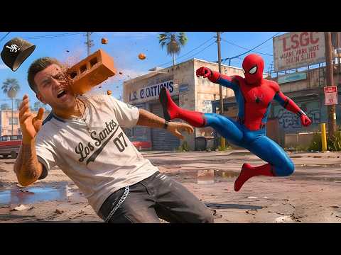 Spider-Man Brick Attack vs Hulk, Iron Man & minions! 😂💥 | (Euphoria Physics) #5