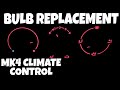 MK4 GOLF | climate control bulb replacement
