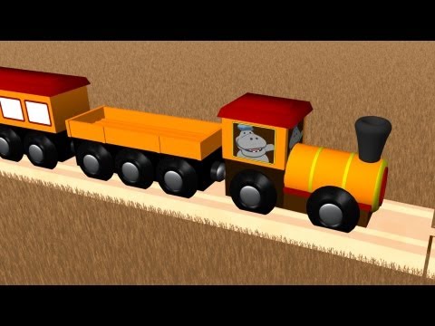 Wooden Number Train: Learn Numbers