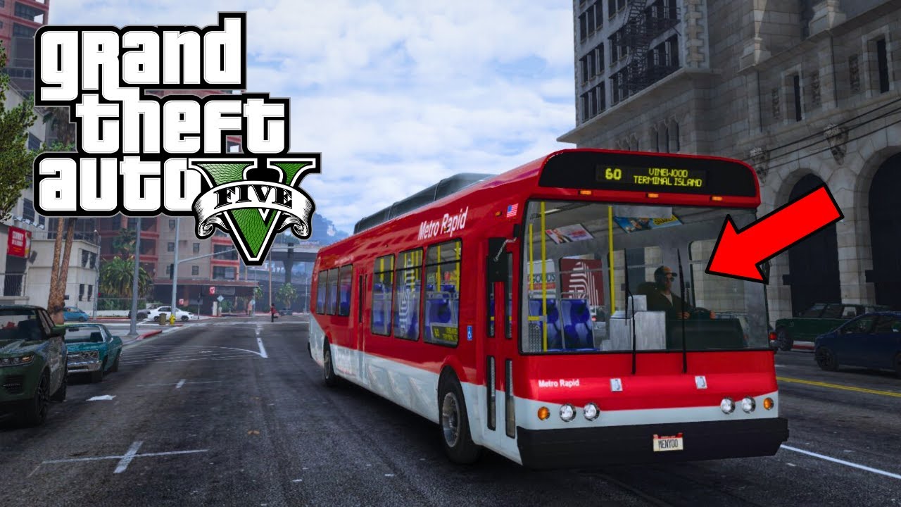 GTA 5 - DANS LA PEAU D'UN CHAUFFEUR DE BUS (MARSEILLAIS) ! TWINGO, BUS ...