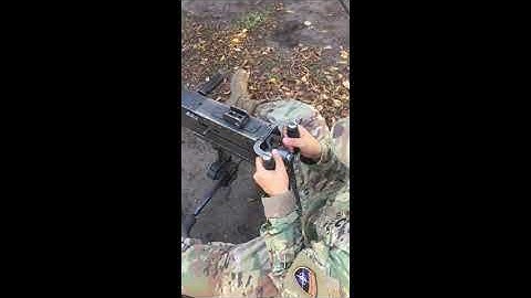 W8 Clear, Load, Fire M2 Machine Gun