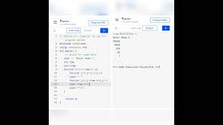 #codinginfo Number Pattern in C++, PHP, Java and Python