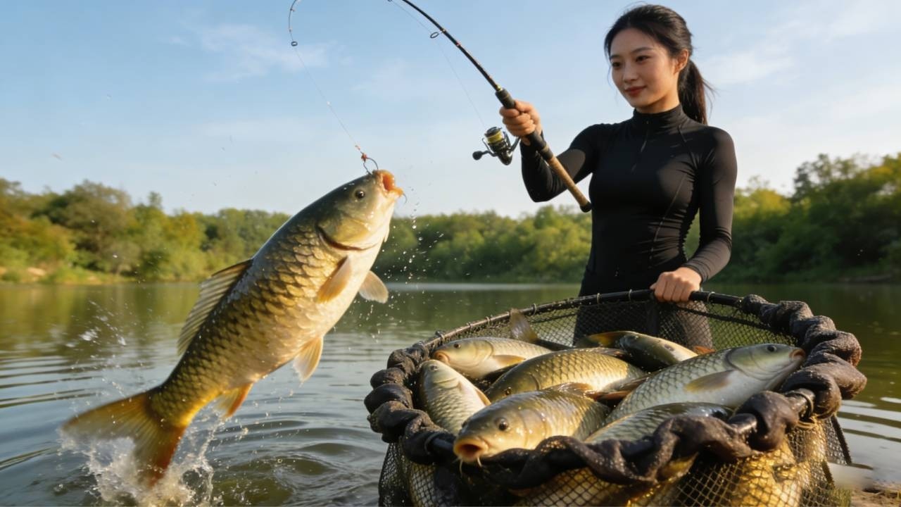 東北冰釣想買條魚，老闆死活不賣，下一秒直接上桿爆護，老闆當場悔青腸子！#冰钓 #冰钓的季节来了 #dou是钓鱼人