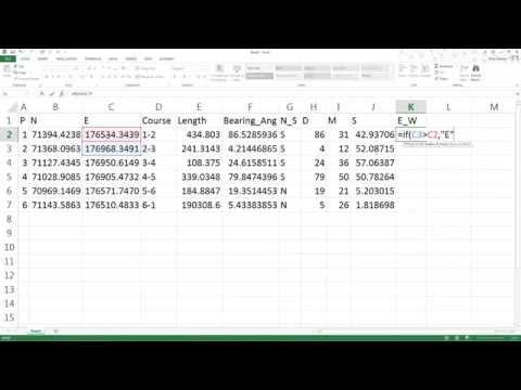 Bearings and Distances