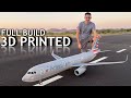 Giant rc airliner build  flight  crash all in 1