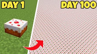 Can You Farm 1 Million Cakes in 100 Minecraft Days? by naitsirhc 5,749 views 11 months ago 11 minutes, 27 seconds